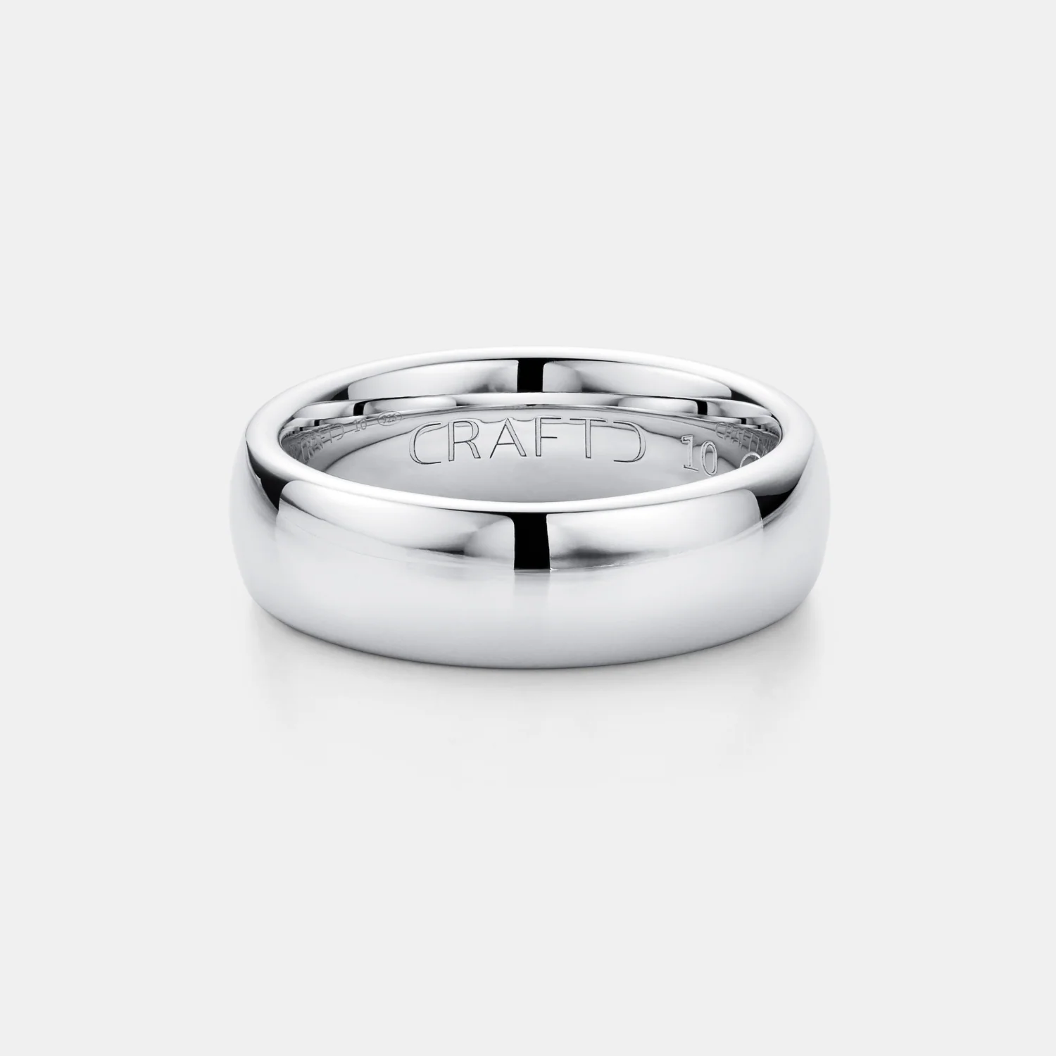 Rounded Ring (Silver) 7mm | Sterling Silver - Image 2