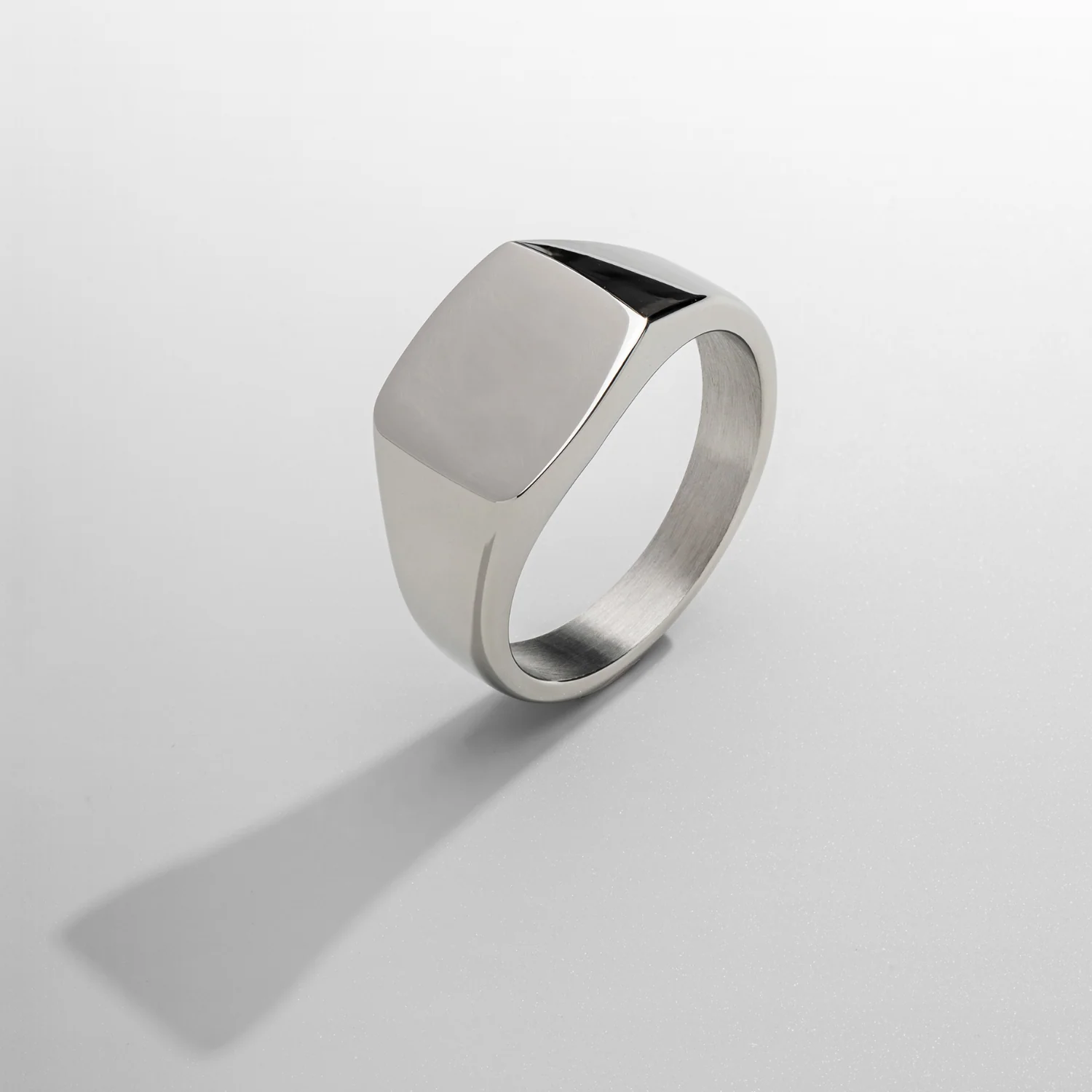 Square Signet Ring (Silver) - Image 4