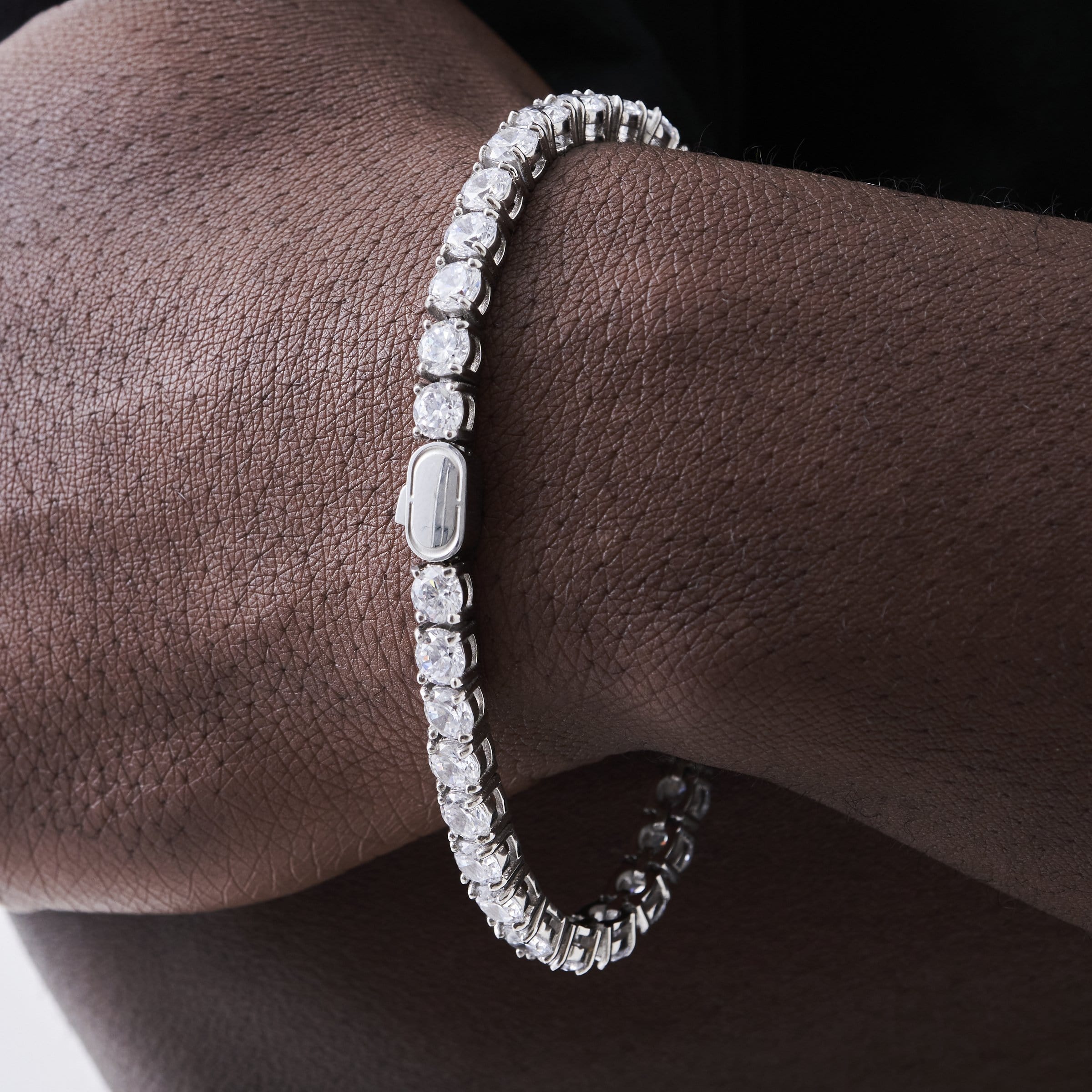 Tennis Bracelet (Silver) 5mm - Image 3
