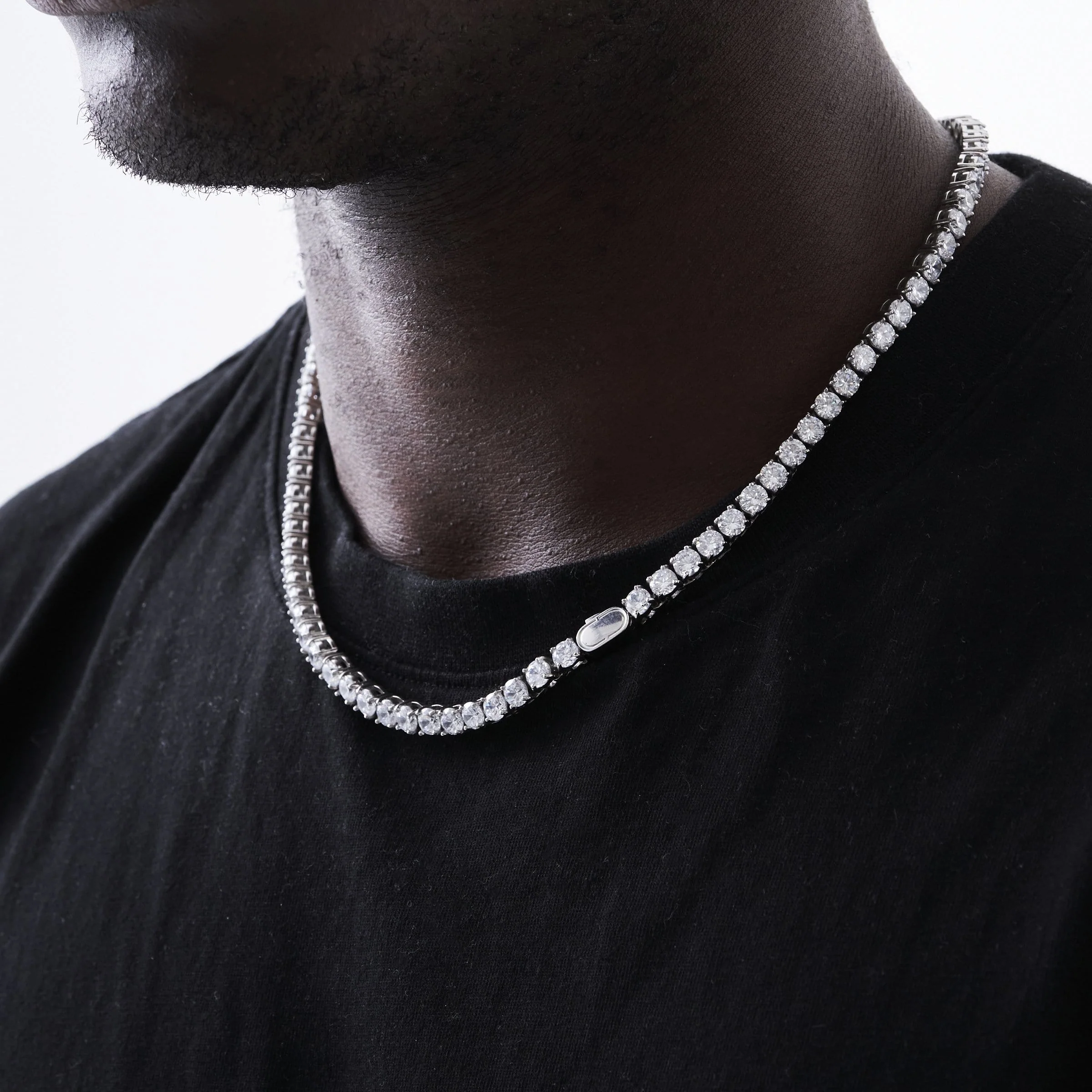 Tennis Chain (Silver) 5mm - Image 4