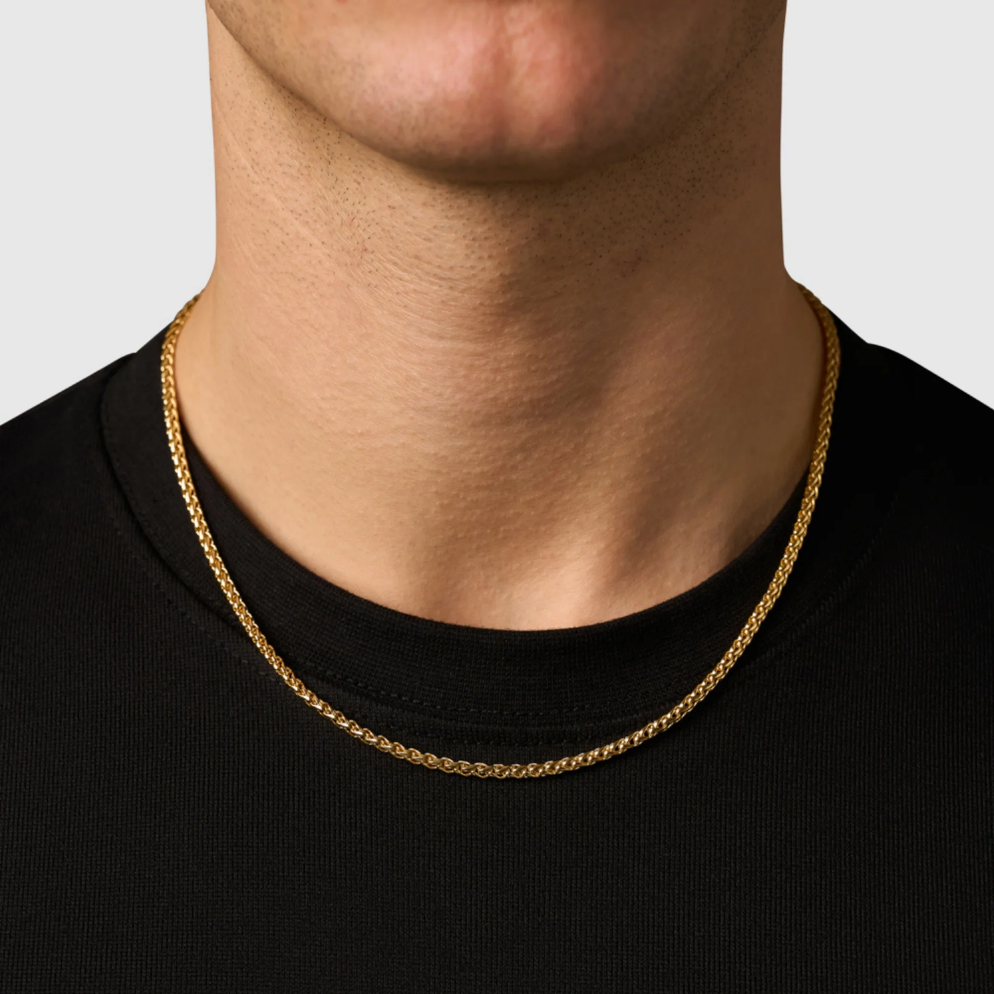 Wheat (18ct Gold) 3mm | Sterling Silver - Image 2