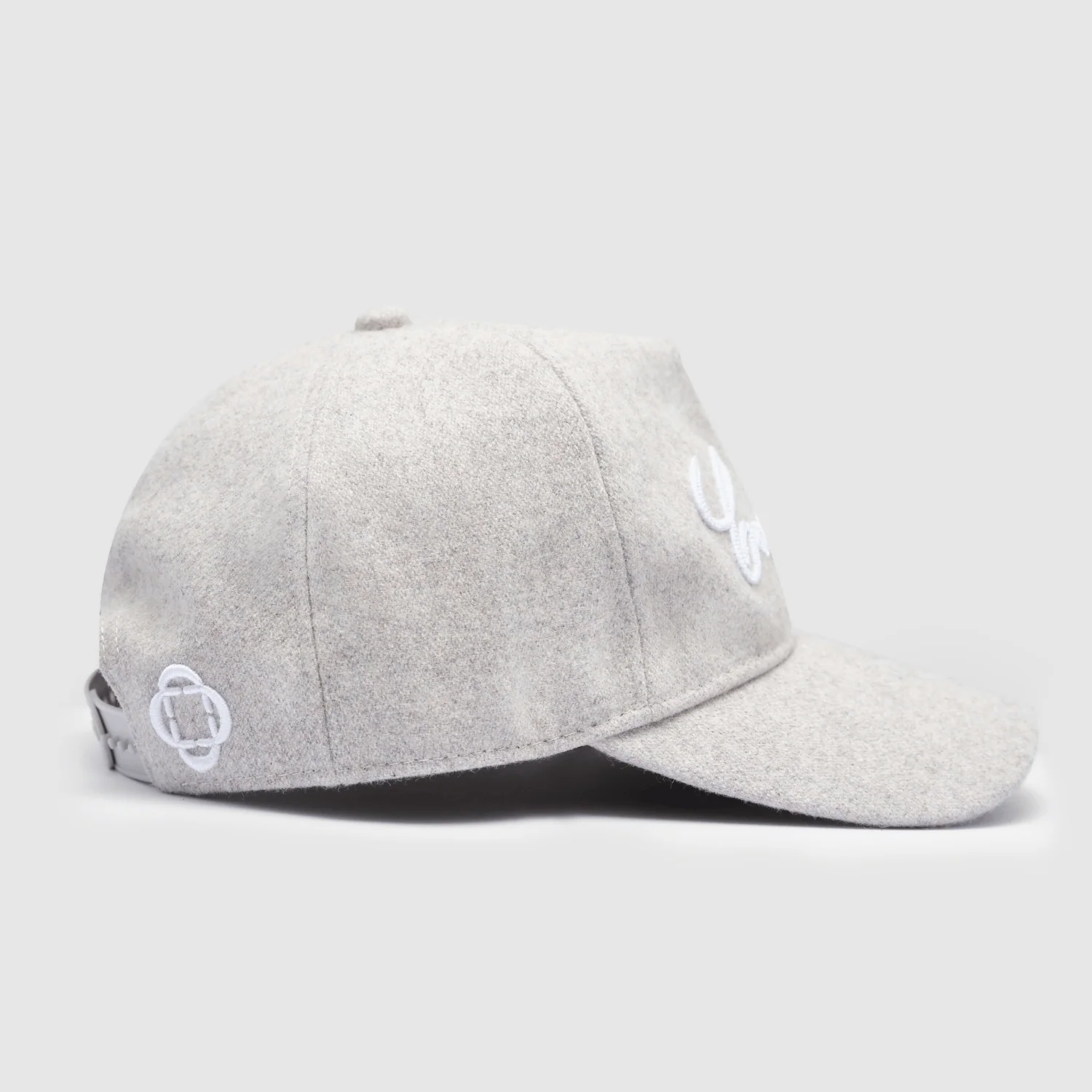 Wool Signature Cap (Grey) - Image 5