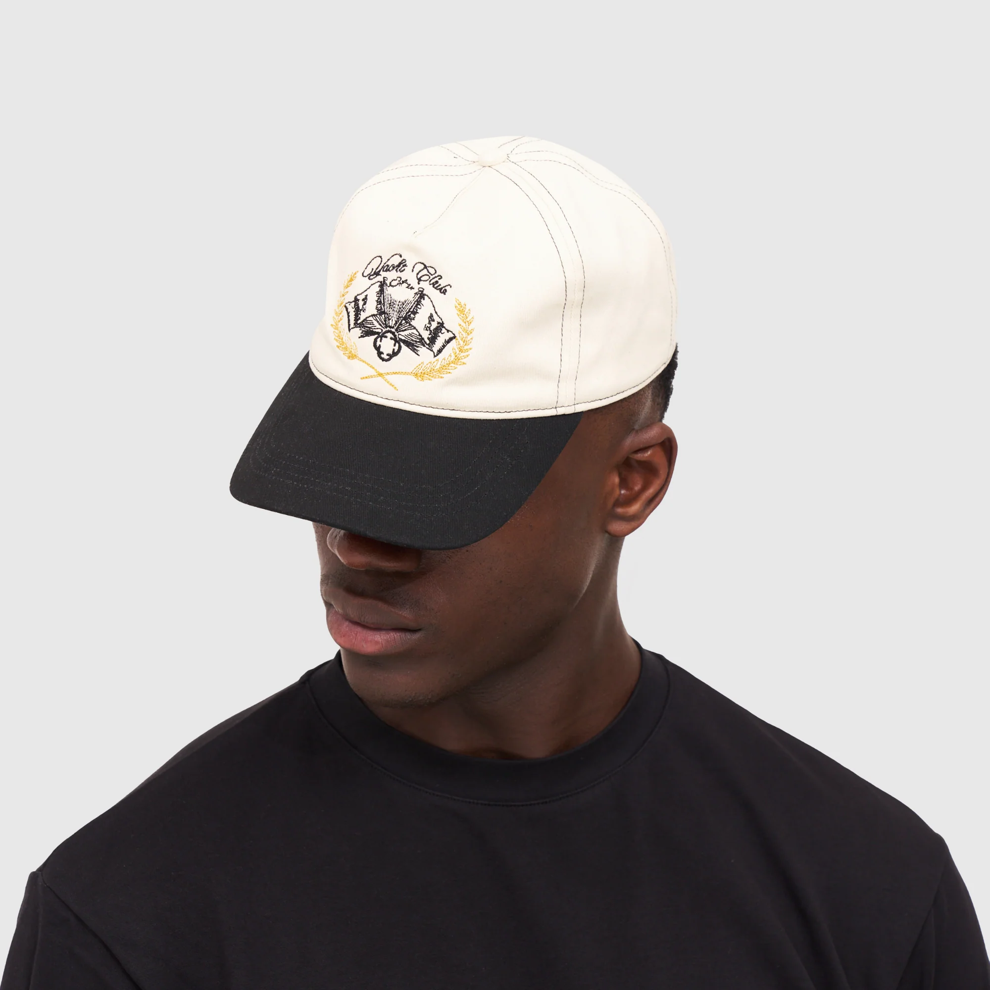 Yacht Club Cap (Cream/Black) - Image 5