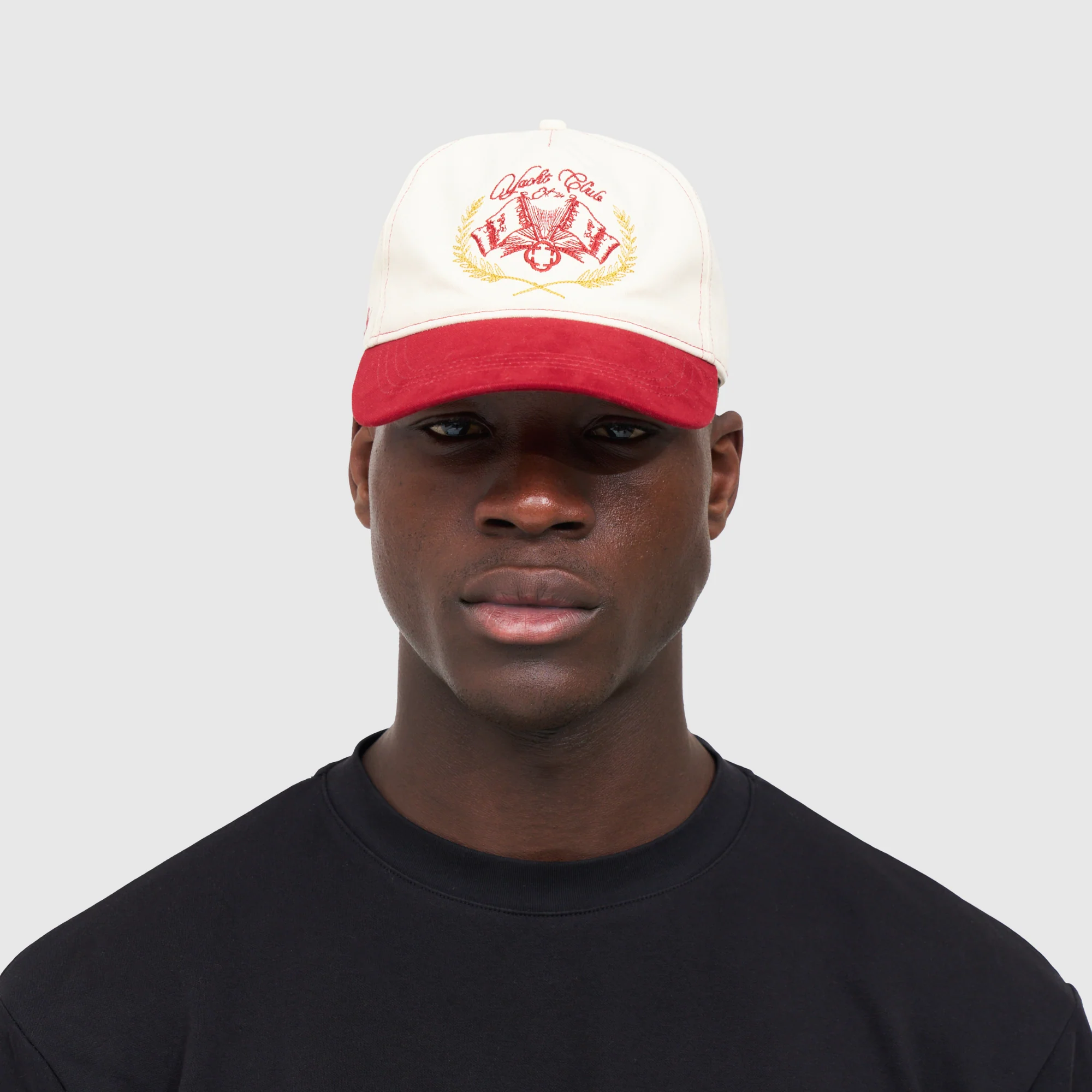 Yacht Club Cap (Cream/Red) - Image 3